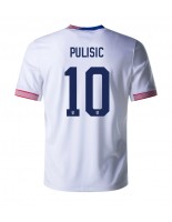 Moške Nogometnih dresov Združene Države Christian Pulisic #10 Domači Copa America 2024 Kratki rokavi